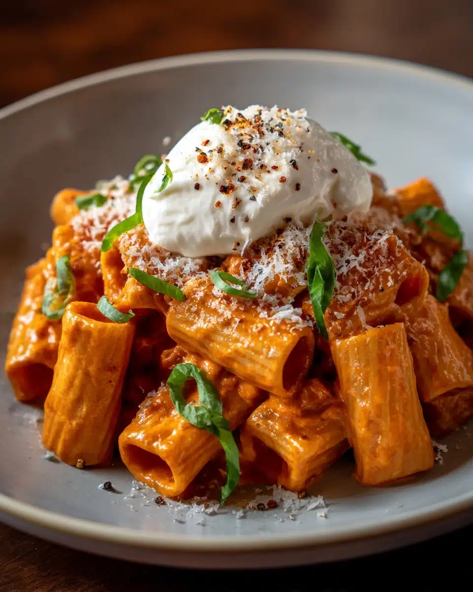 Creamy Tomato Garlic Pasta Recipe