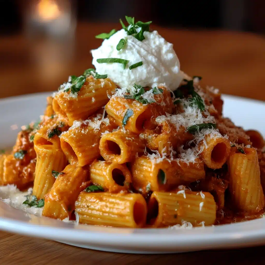 Creamy Tomato Garlic Pasta Recipe - Recipe Image
