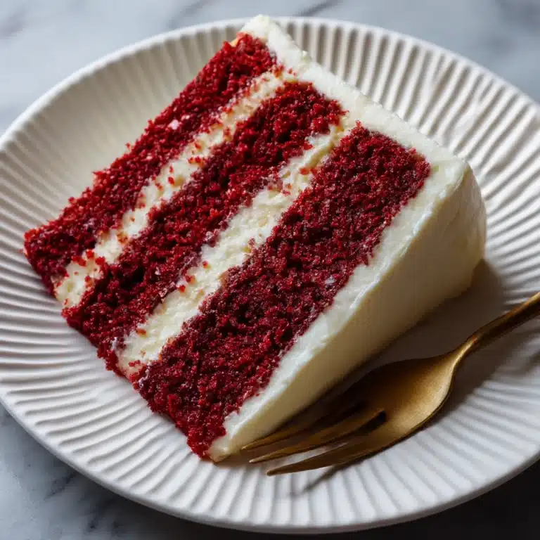 Red Velvet Cake with Cream Cheese Frosting Recipe
