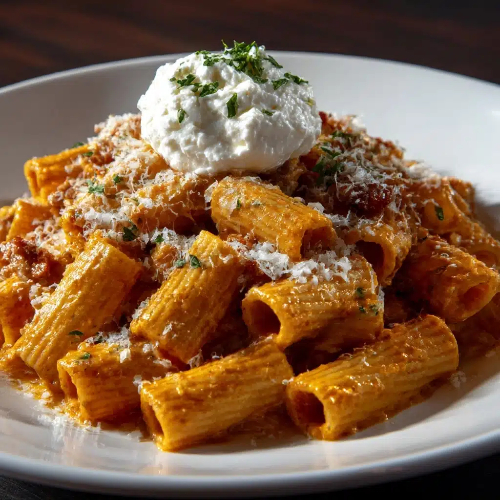 Creamy Tomato Garlic Pasta Recipe - Recipe Image