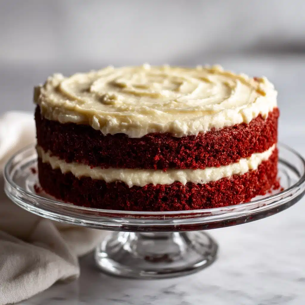 Red Velvet Cake with Cream Cheese Frosting Recipe - Recipe Image