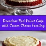 Red Velvet Cake with Cream Cheese Frosting Recipe