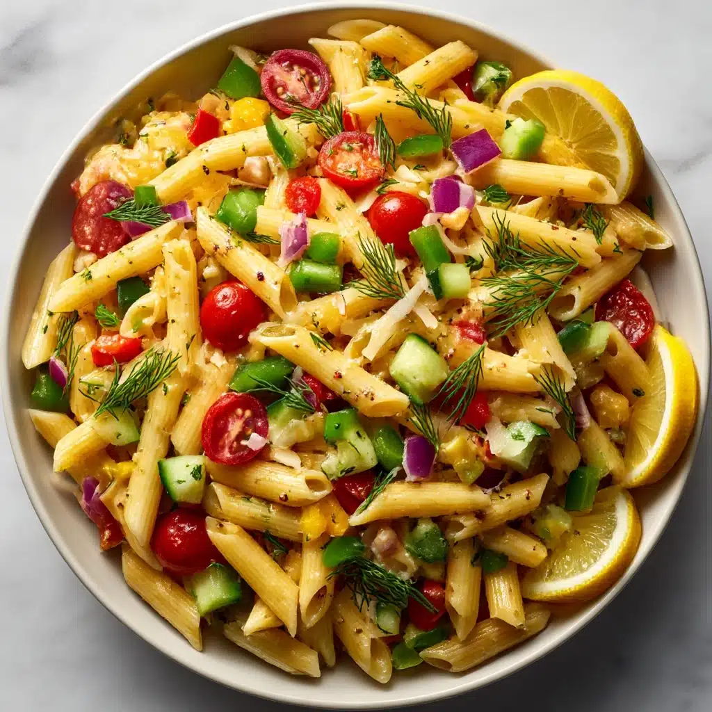 Lemon Summer Pasta Salad Recipe