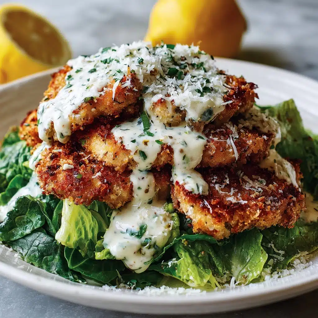 Crispy Chicken Caesar Salad Recipe