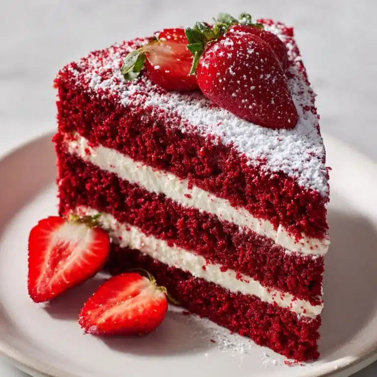 Strawberry Velvet Cake Recipe