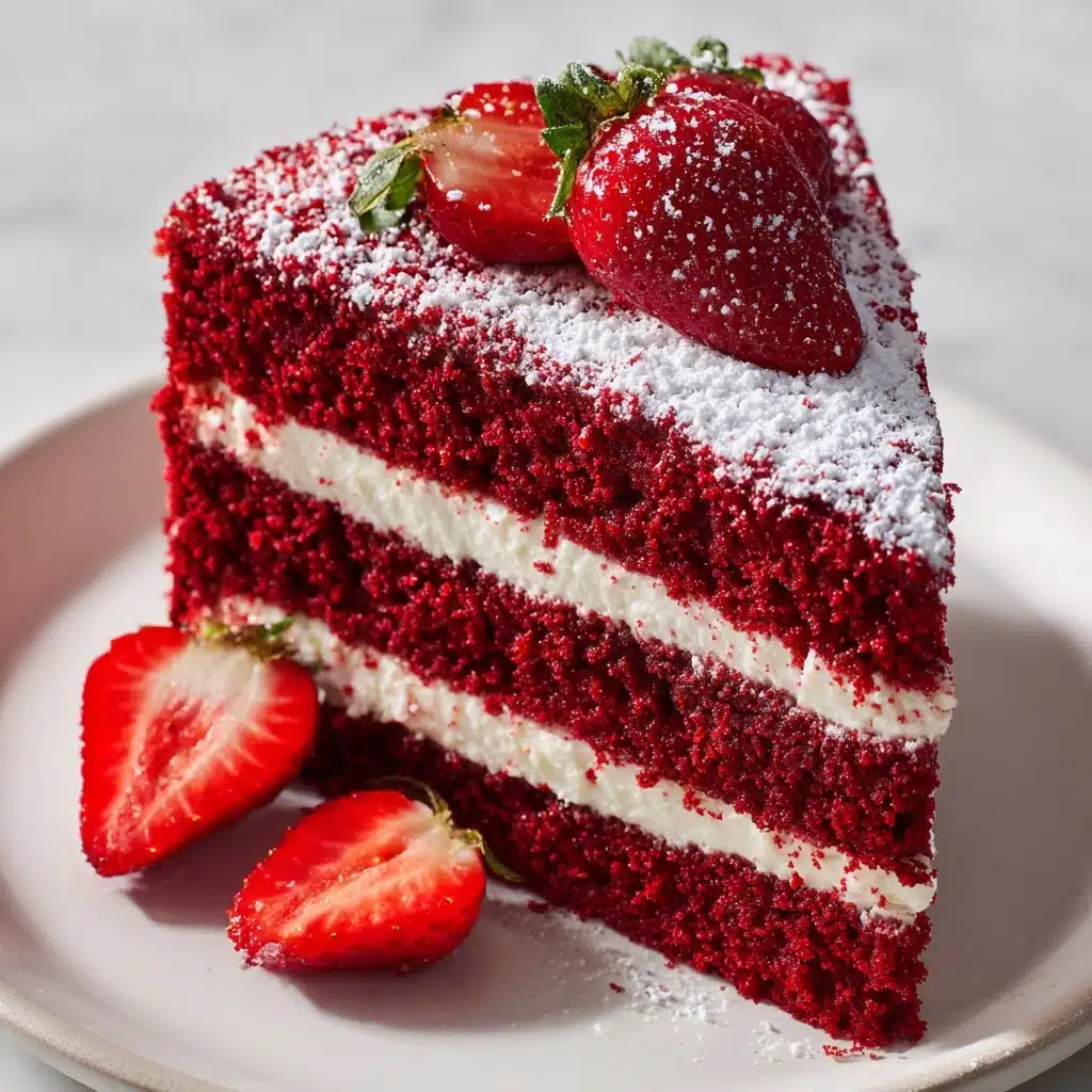 Strawberry Velvet Cake Recipe