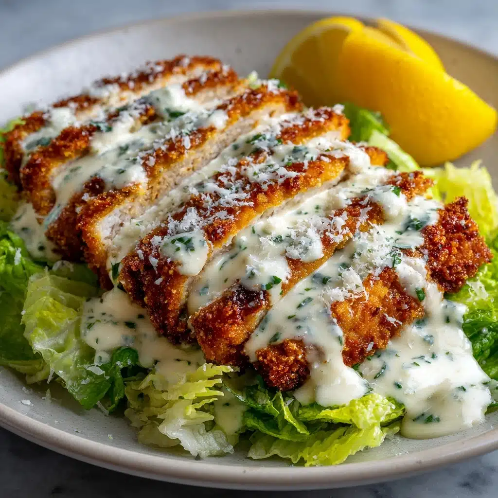 Crispy Chicken Caesar Salad Recipe - Recipe Image