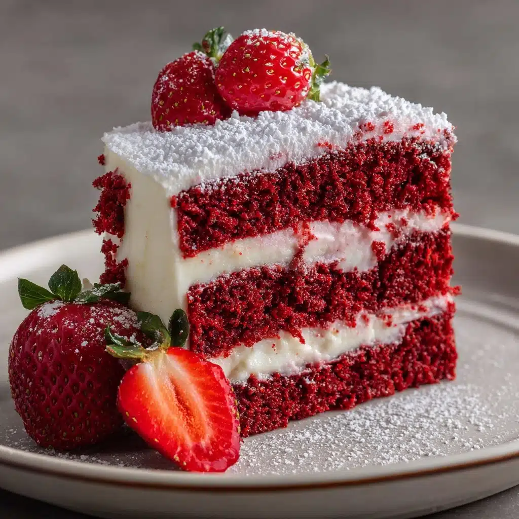 Strawberry Velvet Cake Recipe - Recipe Image