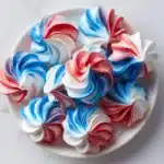 Patriotic Meringue Kisses Recipe