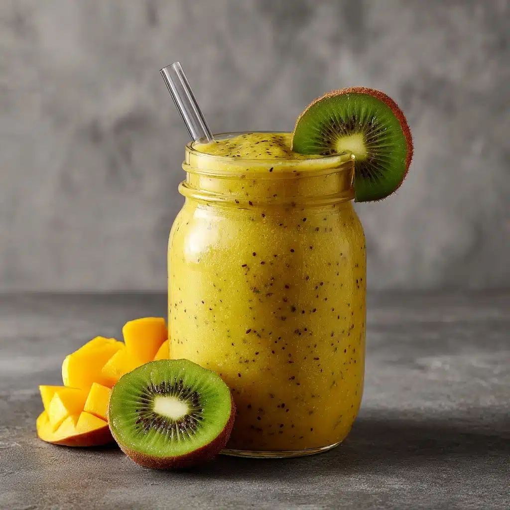 Mango Kiwi Smoothie Recipe - Recipe Image