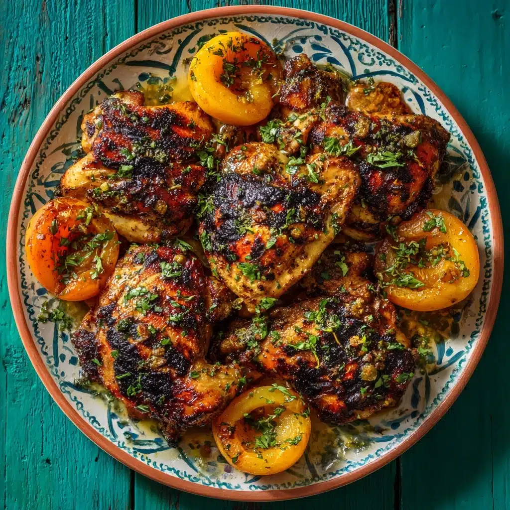 Moroccan Grilled Chicken With Apricots Recipe