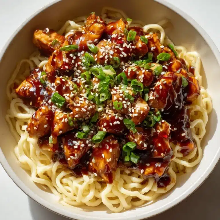 Kung Pao Chicken Noodles Recipe