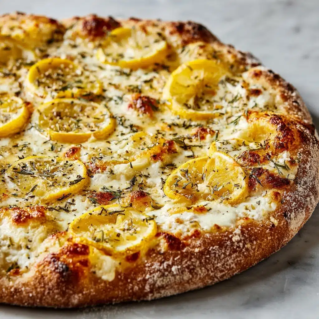 Lemon Pizza : A Refreshing Homemade Pizza Recipe - Recipe Image