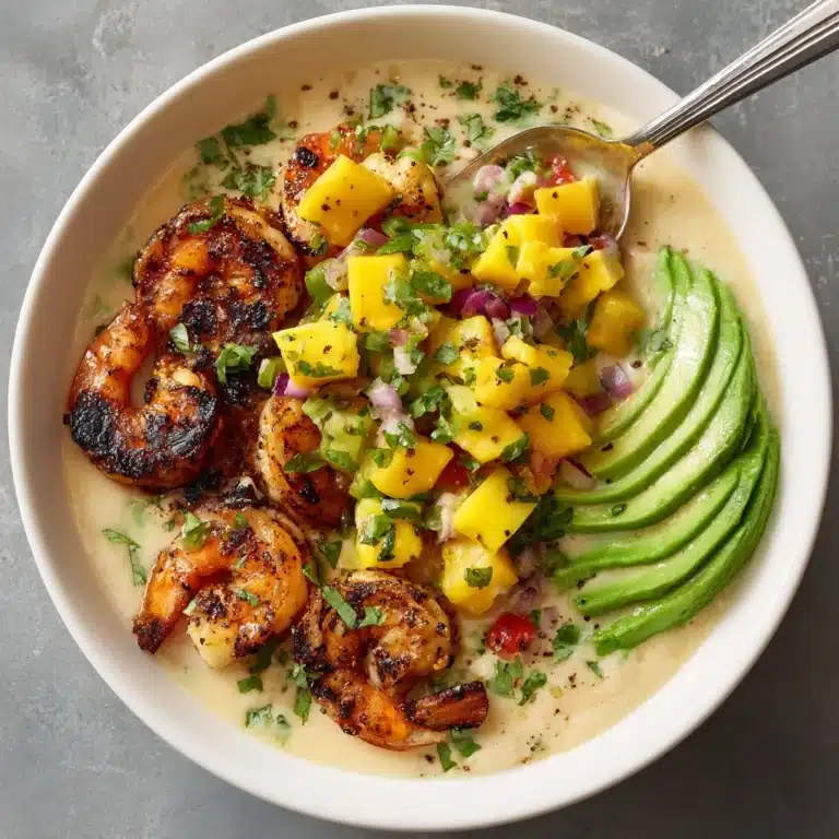 Shrimp and Avocado Bowls with Mango Salsa Recipe