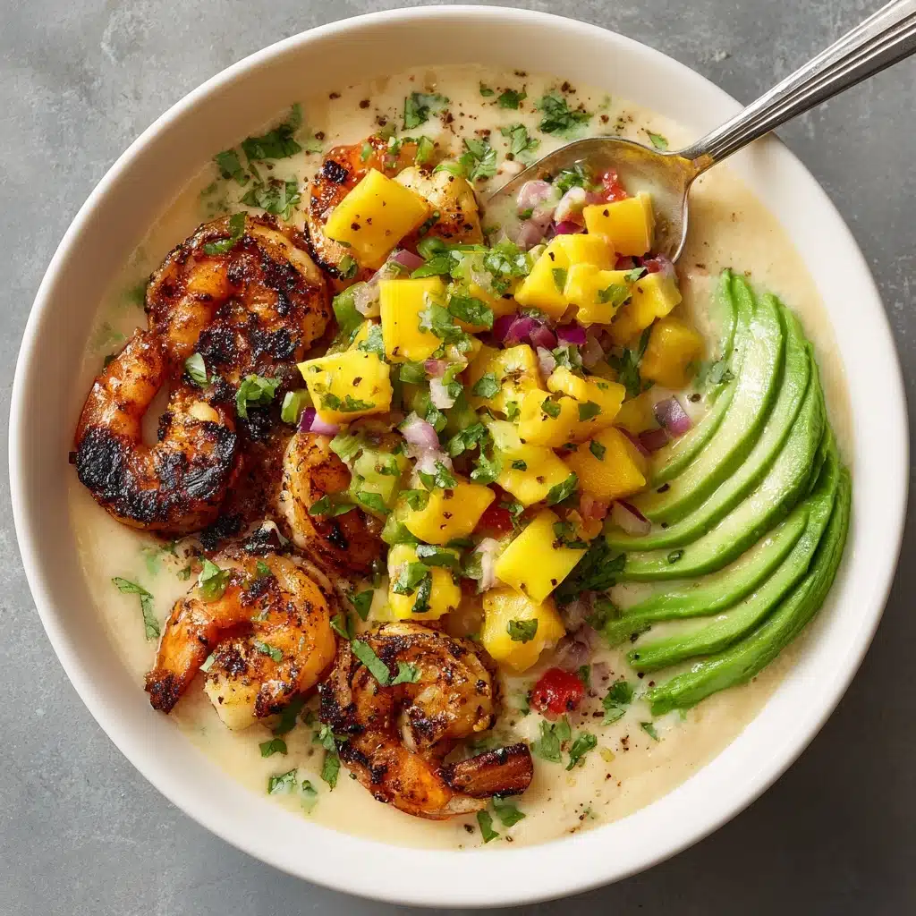 Shrimp and Avocado Bowls with Mango Salsa Recipe