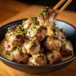 Korean BBQ Meatballs with Spicy Mayo Dip Recipe