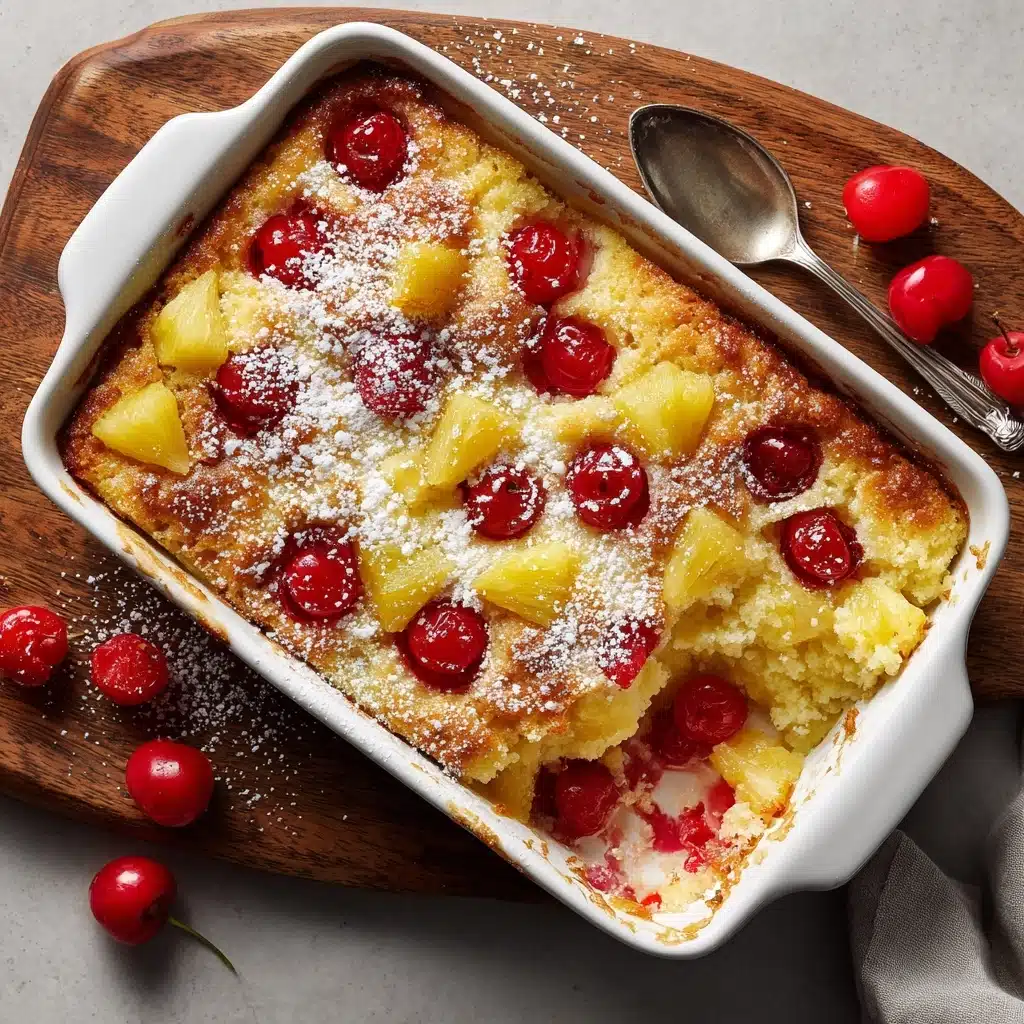 Cherry Pineapple Dump Cake Recipe - Recipe Image