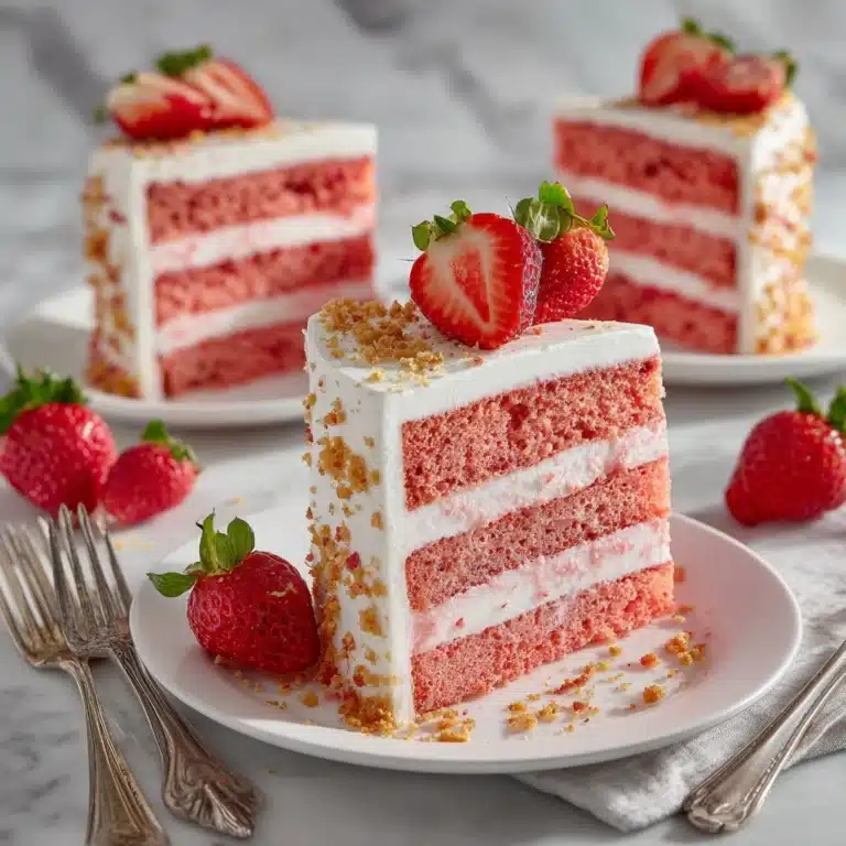 Strawberry Crunch Cake Recipe