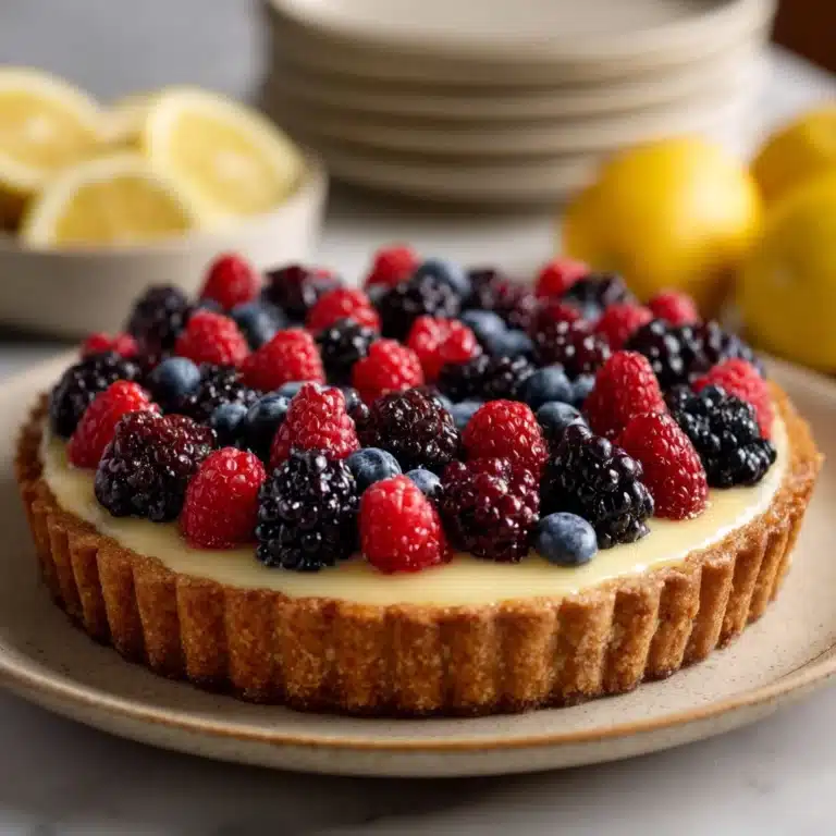 Lemon Berry Tart Recipe
