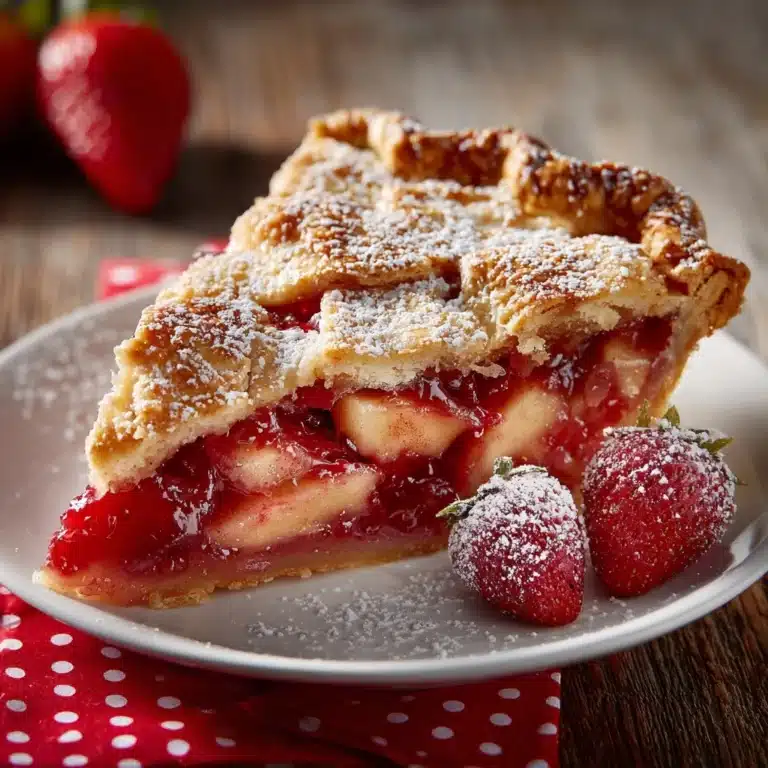 Strawberry Rhubarb Pie Recipe