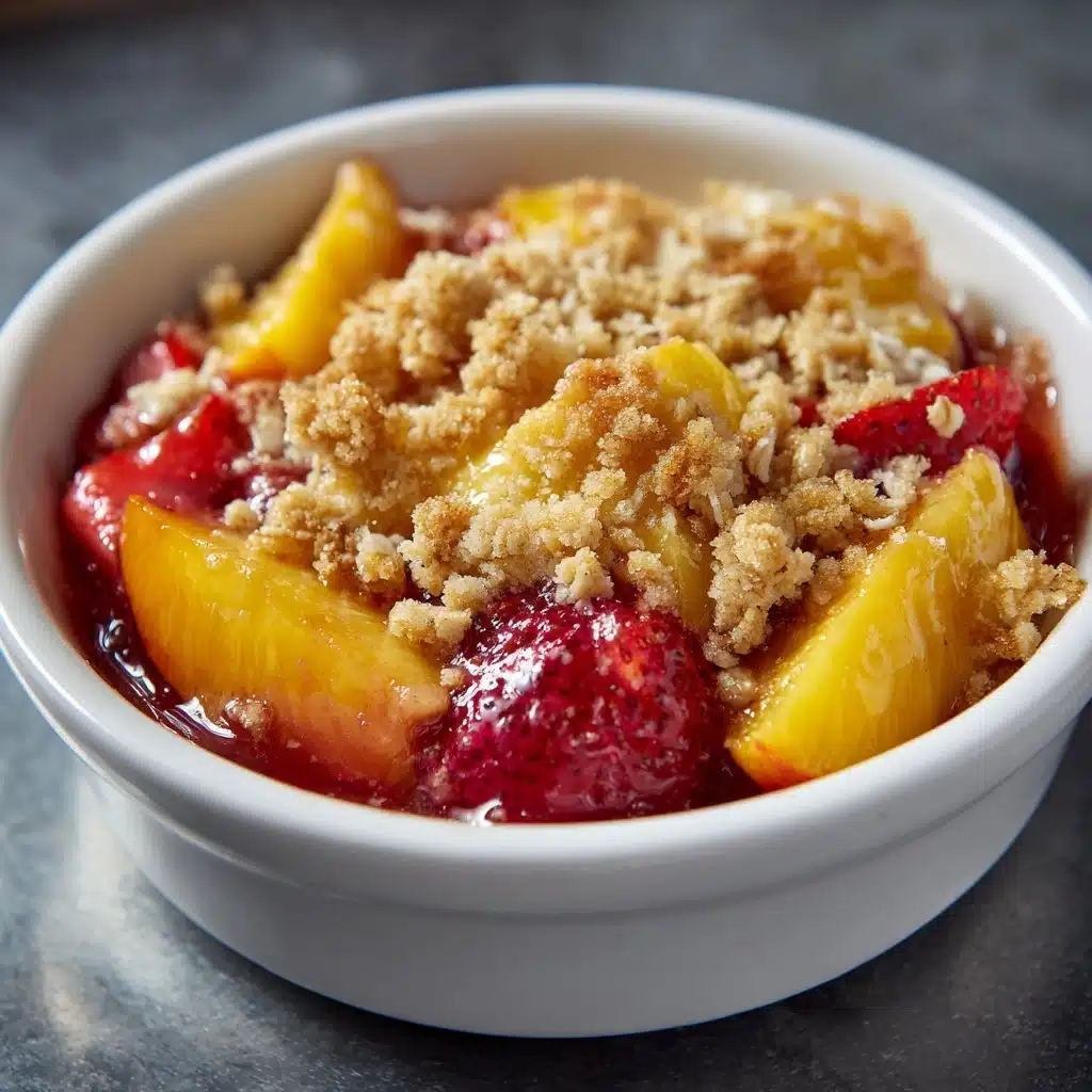 Strawberry Peach Crisp Recipe - Recipe Image