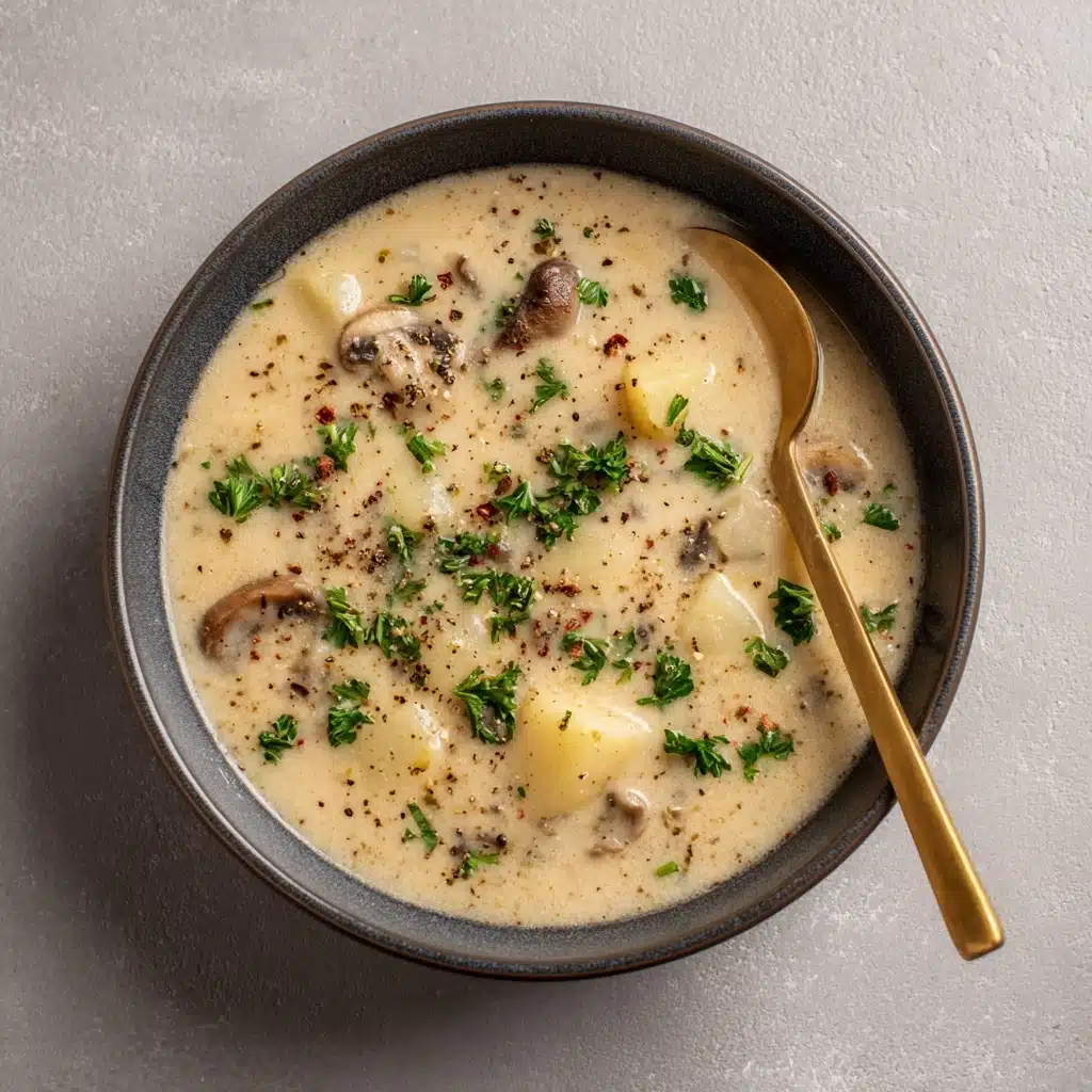Easy Cream of Mushroom Soup Recipe - Recipe Image