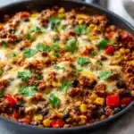 Mexican Beef and Rice Skillet Recipe