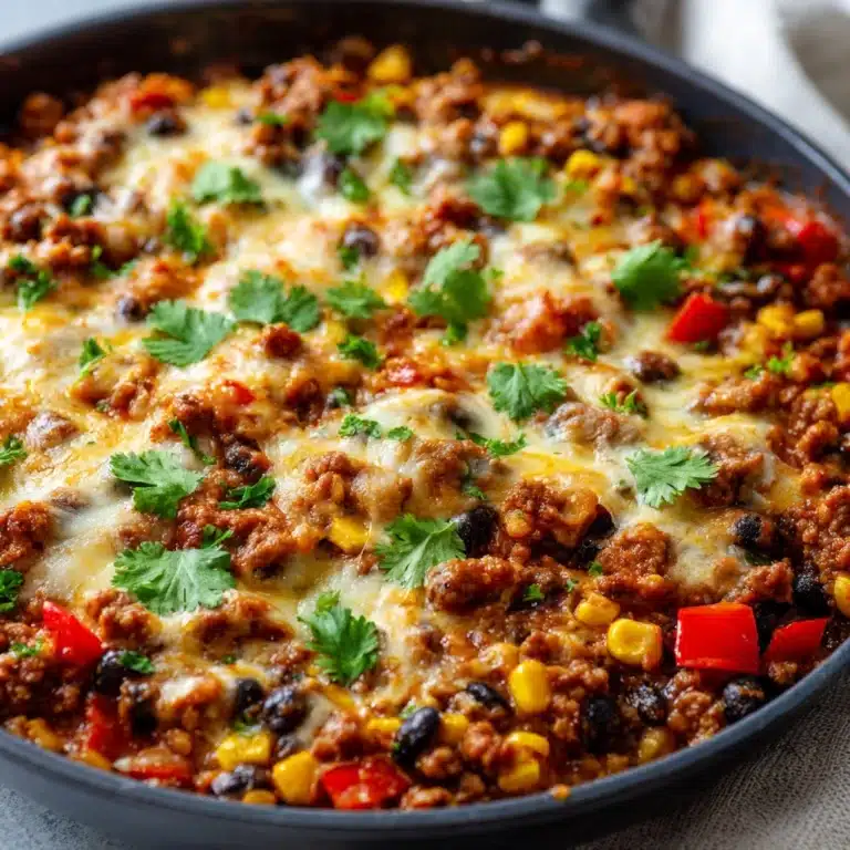 Mexican Beef and Rice Skillet Recipe