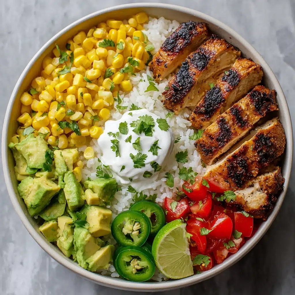 Street Corn Chicken Rice Bowl Recipe - Recipe Image