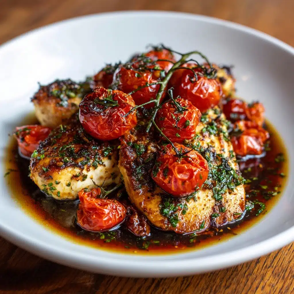 Balsamic Chicken and Tomatoes Recipe - Recipe Image