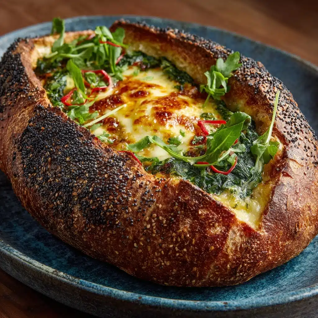 Sesame Khachapuri Recipe - Recipe Image