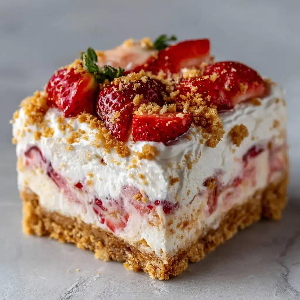 Strawberry Crunch Cheesecake: Irresistible & Sweet Recipe - Recipe Image