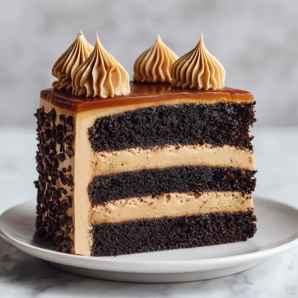 Chocolate Pumpkin Cheesecake Cake Recipe - Recipe Image