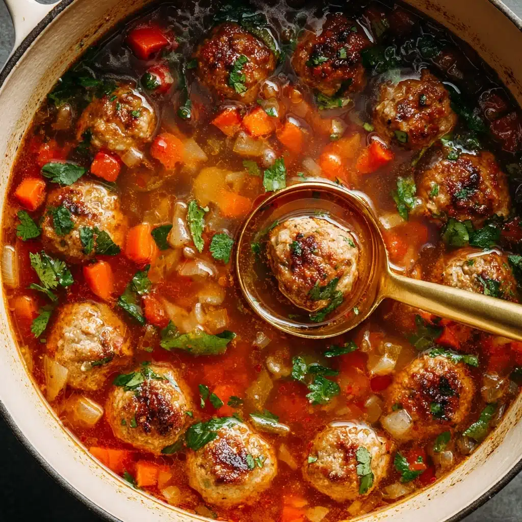 Italian Meatball Soup Recipe - Recipe Image
