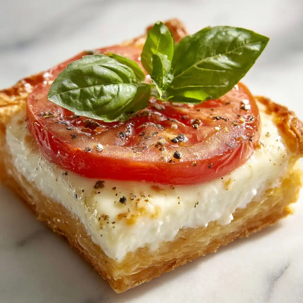 Caprese Puff Pastry Bundles Recipe - Recipe Image