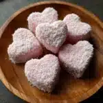 Pink Creamy Coconut Hearts Recipe