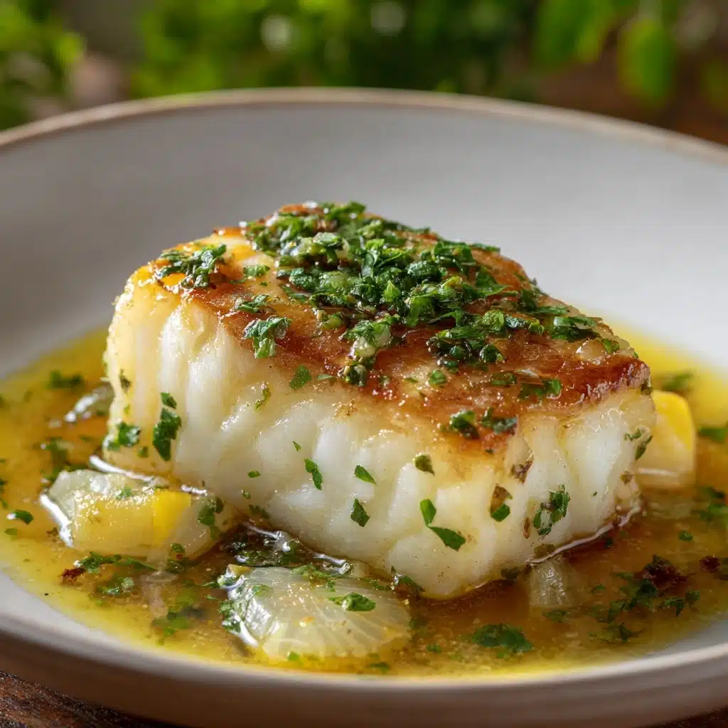 Baked Cod with Lemon and Garlic Recipe - Recipe Image
