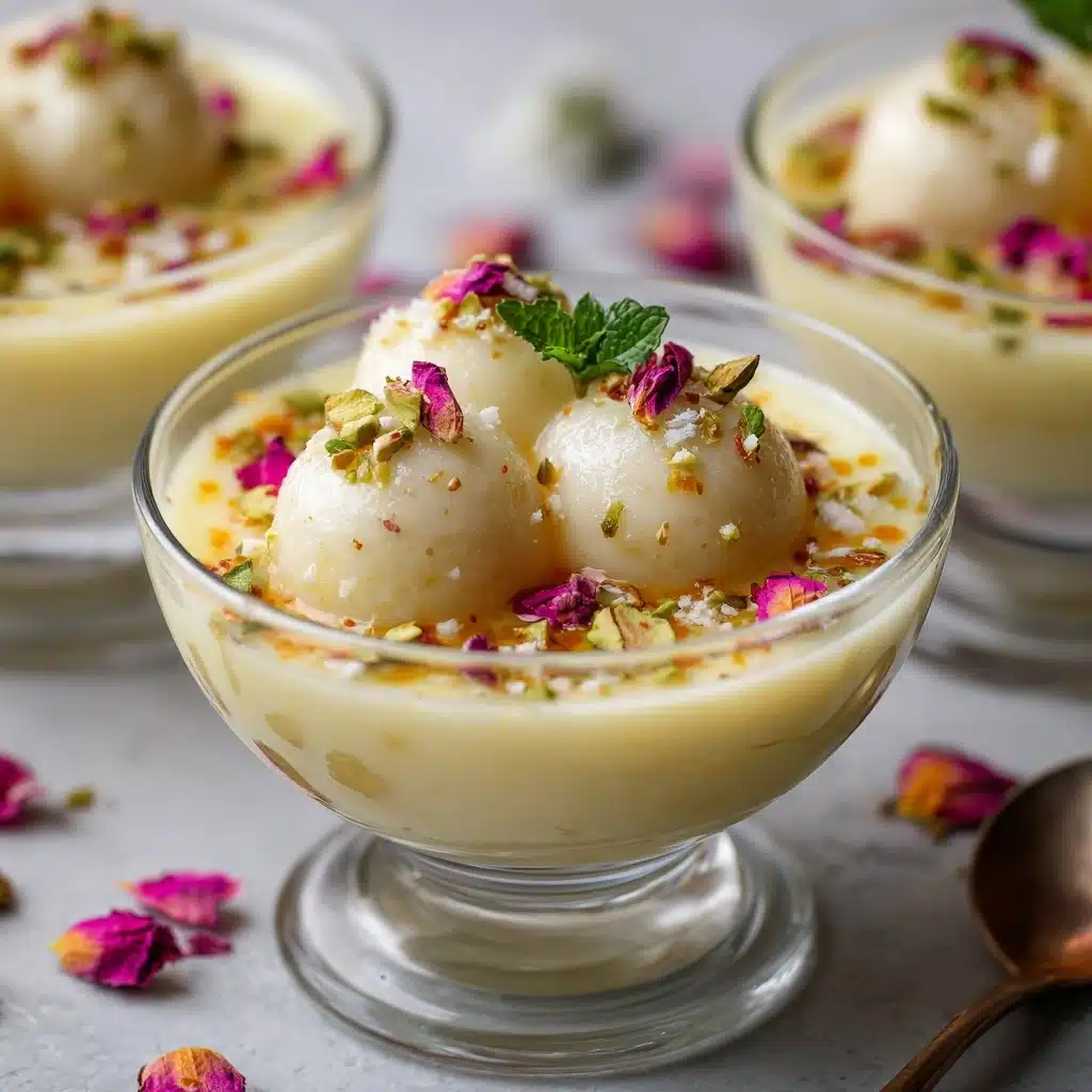 Custard Rasgulla Recipe - Recipe Image