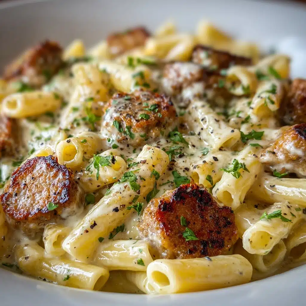 Sausage Alfredo Rigatoni Recipe - Recipe Image