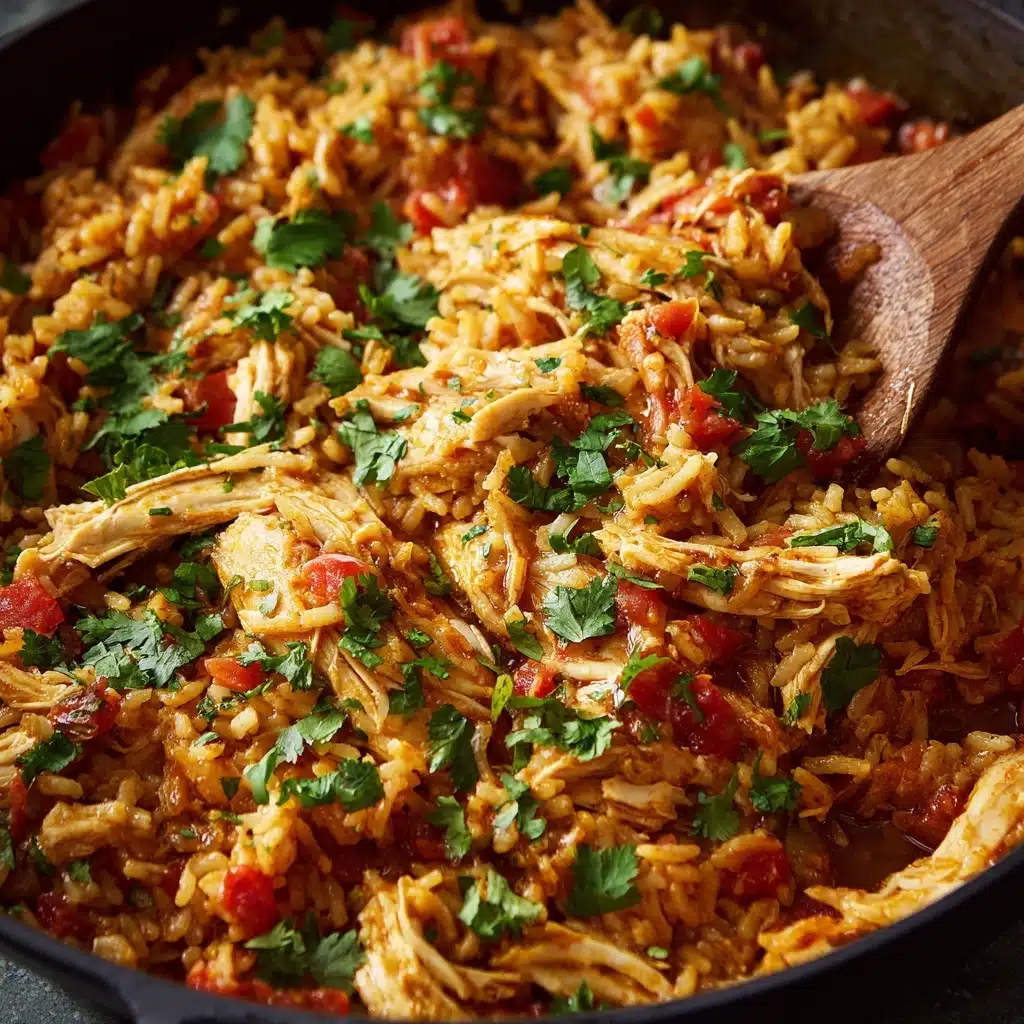 One-Pot Queso Chicken and Rice Recipe - Recipe Image