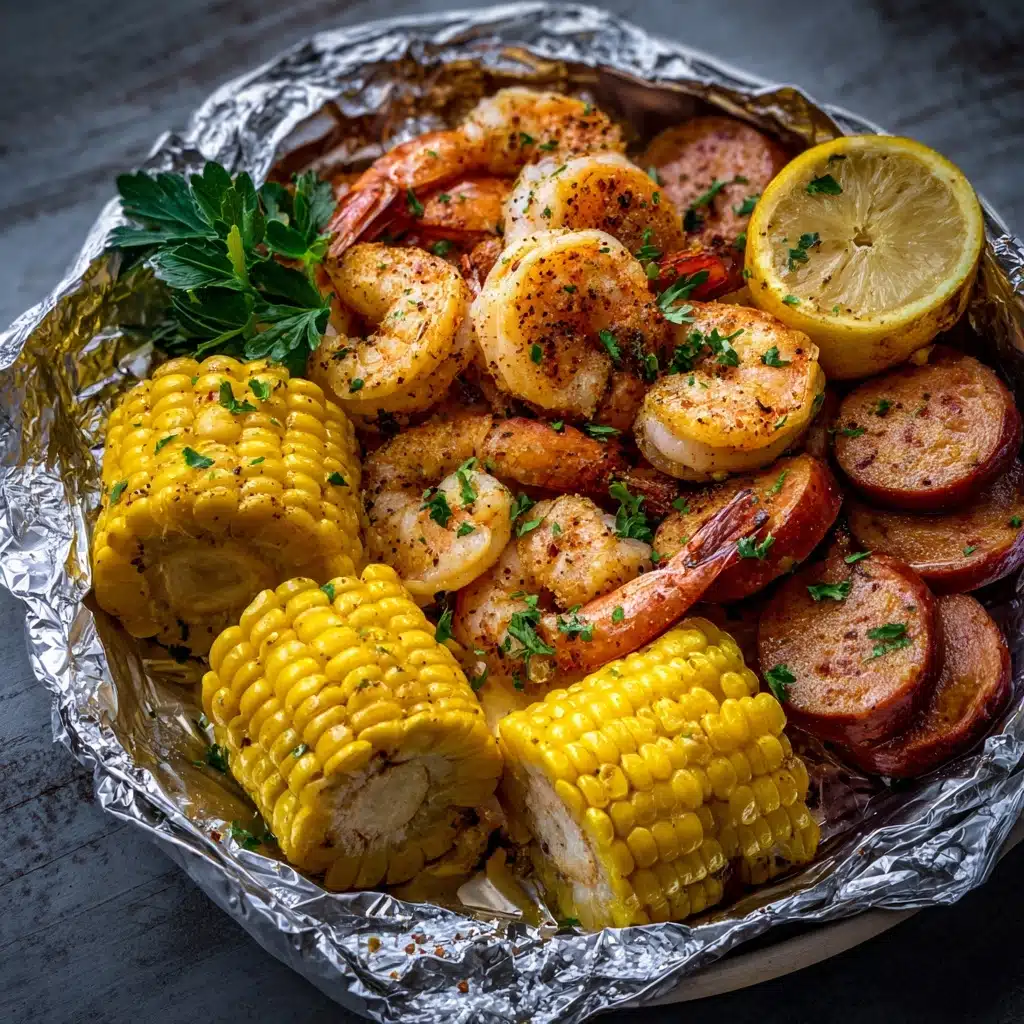 Shrimp Boil Foil Packets Recipe