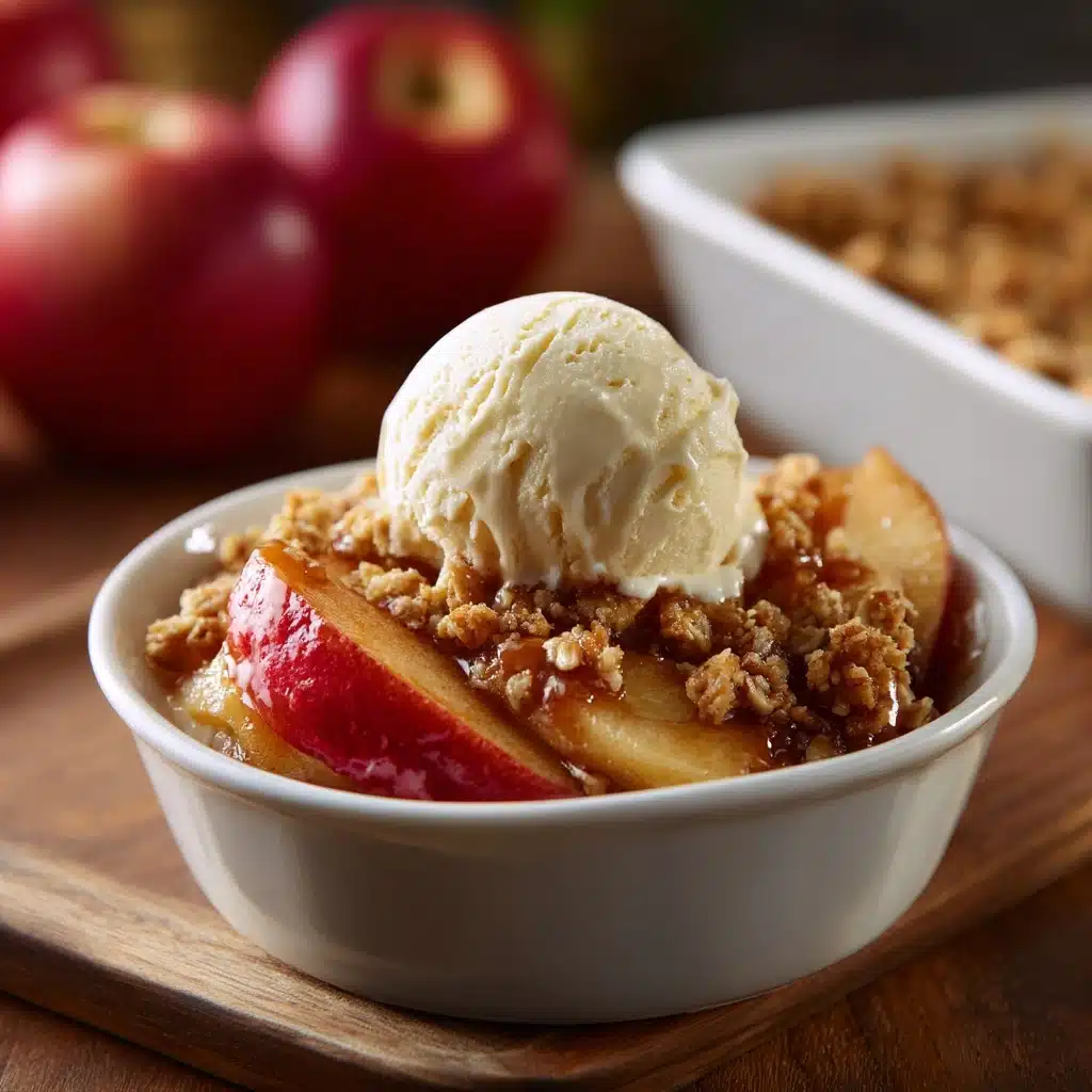 Apple Peanut Butter Crisp {Whole Wheat} Recipe - Recipe Image