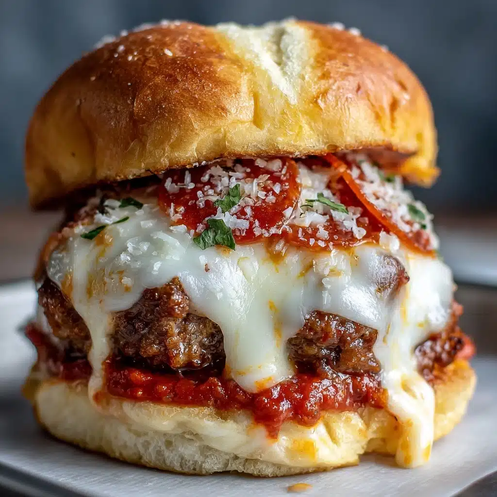 Pizza Burgers Recipe - Recipe Image