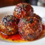 Honey Barbecue Chicken Meatballs Recipe