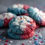 Patriotic Crinkle Cookies Recipe