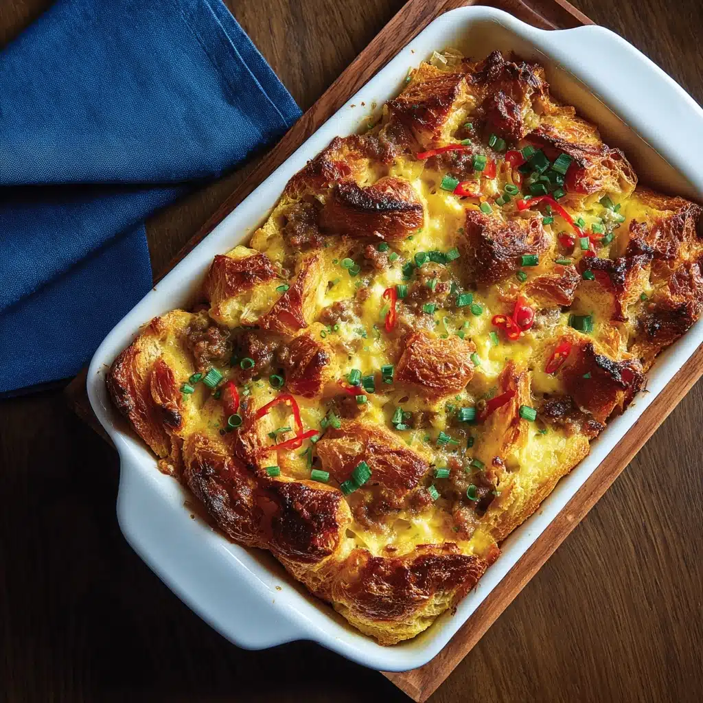 Croissant Breakfast Casserole Recipe