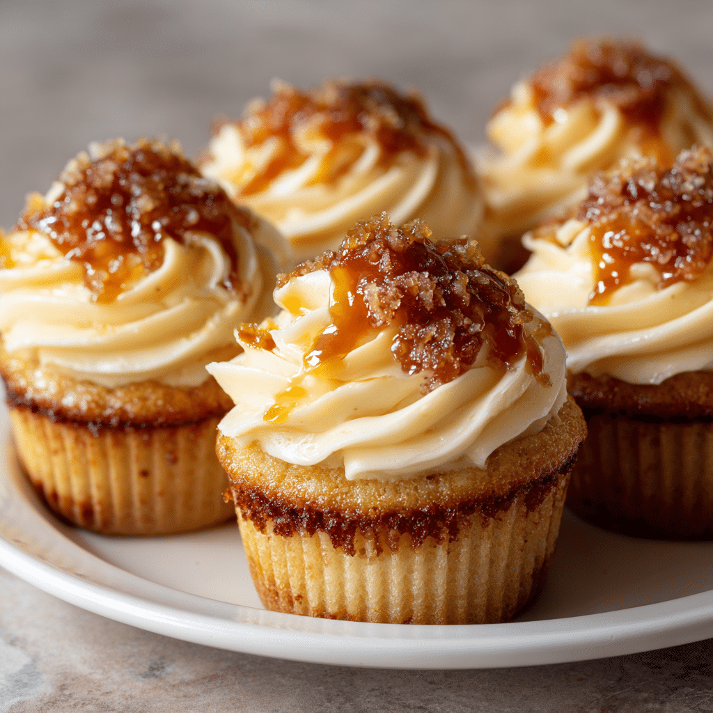 Crème Brûlée Cupcakes Recipe - Recipe Image