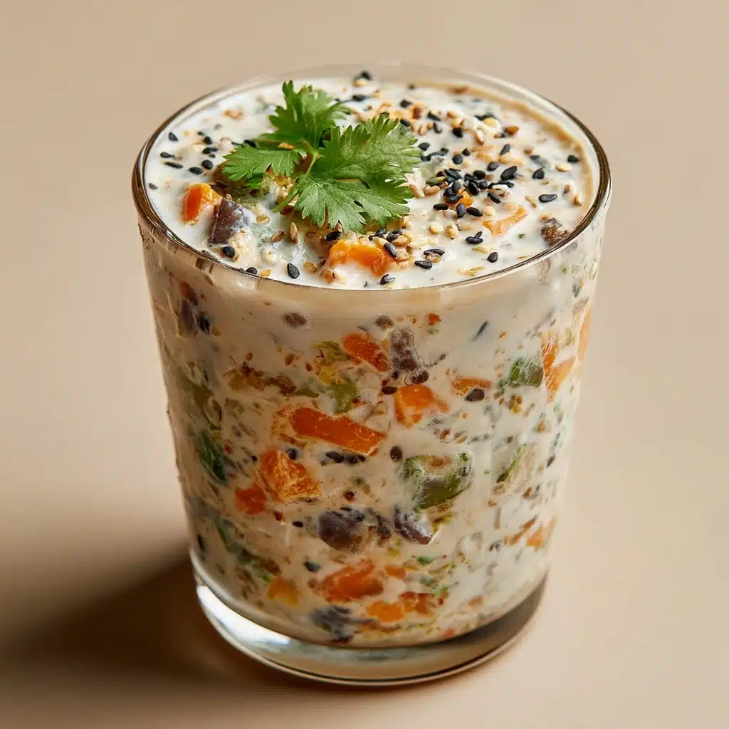 Nourishing Indian Overnight Oats : Flavorful & Healthy Recipe - Recipe Image