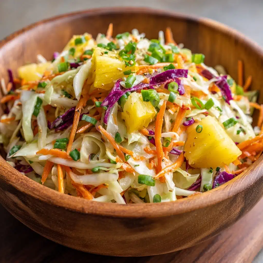 No-Mayo Hawaiian Pineapple Coleslaw : Irresistible & Flavorful Recipe - Recipe Image