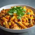 Slow Cooker Chicken Enchilada Pasta : Incredibly Easy Recipe